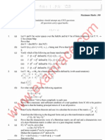 2 3 (X, X) 2 3 (X, (X+ X) : Candidates Should Attempt Any FIVE Questions. All Questions Carry Equal Marks