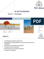 ESTRUTURAS DE FUNDAÇÕES E CONTENÇÕES Cap 1