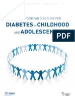 Diabetes in Childhood and Adolescence Guidelines