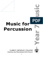 2012 7 2 Music For Percussion Booklet PDF