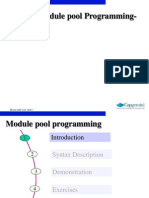 Module Pool Training Presentation