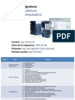 Sistemas de Manufactura Integrados Por Computadora