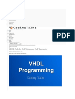 VHDL Code For Half Adder and Half Subtractor: Search This Site..