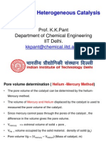 L15 CRE II Heterogeneous Catalysis: Prof. K.K.Pant Department of Chemical Engineering IIT Delhi