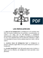 Las Indulgencias. Folleto Explicativo