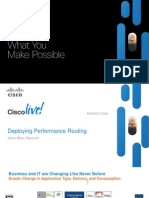 Deploying Performance Routing