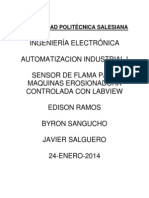 Informe Detector de Flama en Lanview