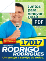 Informativo Do Candidato À Vereador Rodrigo Rodrigues - Edição 1