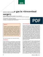 Intraocular Gas in Vitreoretinal Surgery