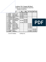 Schedule of Grand Test 2014 (Test Series Group 01