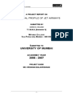 Analytical Profile of Jet Airways