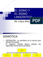 EL SIGNO y El SIGNO LINGÜÍSTICO