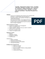 UNIT V Controlling System and Process of Controlling - Requirements