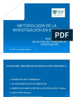 Selección y Formulación Del Problema de Investigació