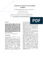 Offset Reduction in CMOS Current Feedback Amplifier