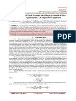 Design of Elliptical Patch Antenna With Single & Double U-Slot For Wireless Applications: A Comparative Approach