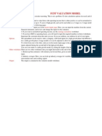 FCFF Valuation Model: Before You Start What The Model Does Inputs Master Inputs Page Earnings Normalizer