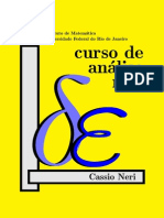 Curso de Analise Real (Autor Cassio Neri)