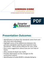 CCSS Presentation Parent Presentation Updated