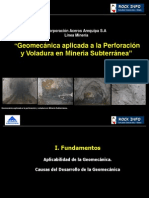 Geomecánica y Minería Subterránea