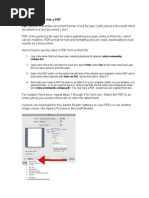 Turn A Word Doc Into A PDF PDF Stands For Portable Document Format. It Is A File Type (.PDF) Just As A Microsoft Word