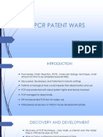 PCR Patent Wars