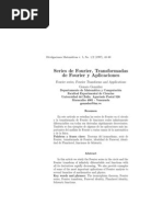 Series de Fourier, Transformadas de Fourier y Aplicaciones