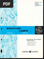 GE Miniature Lamp Catalog 1970