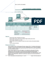 Lab 9.3.6 Configuring Inter-VLAN Routing: Nombre Del Alumno: GAMBOA CANTO LUIS JORGE