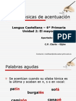 Reglas de Acentuación