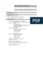 C++ Programming, Patterns & Practices