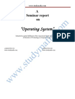 Operating System Report