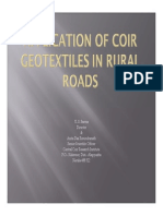 Coir Geotex in Rural Roads