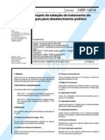 ABNT NBR 12216 Nb592 Projeto de Esta??o de Tratamento de Agua para Abastecimento-1 Cópia PDF