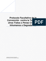 Protocolo Facultativo de La Convención Contra La Tortura y Otros Tratos o Penas Crueles PDF