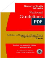 National Guidelines On Management of Dengue Fever & Dengue Haemorrhagic Fever in Adults - Sri Lanka