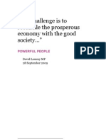 The Challenge Is To Reconcile The Prosperous Economy With The Good Society...