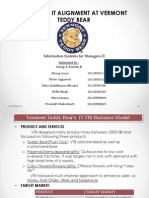 Strategic It Alignment at Vermont Teddy Bear: Information Systems For Managers-II