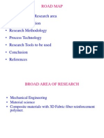 Abstract of The Research Area - Problem Definition - Research Methodology - Process Technology - Research Tools To Be Used - Conclusion - References