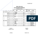 Jadual Ujian Ulang Reg