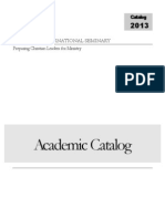 Academic Catalog: The Miami International Seminary