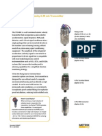 Datasheet: ST5484E Seismic Velocity 4-20 Ma Transmitter