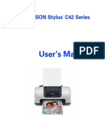 User's Manual: EPSON Stylus C42 Series