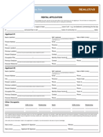 Rental Application