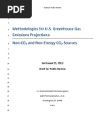 Methodologies For U.S. Greenhouse Gas Emissions Projections: Non-CO and Non-Energy CO Sources