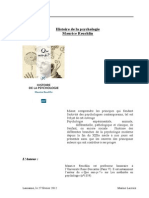 Histoire de La Psychologie PDF