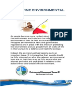 Brochure Philippine Laws On Environmental Pollution