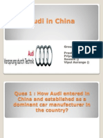 AUDI in China