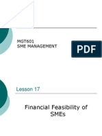 SME Management - MGT601 Power Point Slides Lecture 17