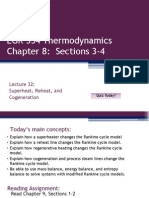 EGR 334 Lecture 32 Superheating and Regeneration